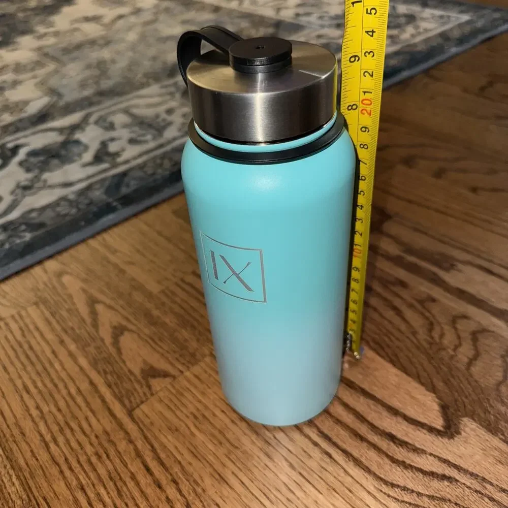 Iron Flask Tumbler 32 Oz Aquamarine (has 2 Lids) Brand NEW In Box